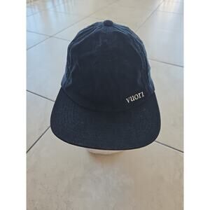 Vuori Corduroy Ball Cap Navy Blue Adjustable Unisex